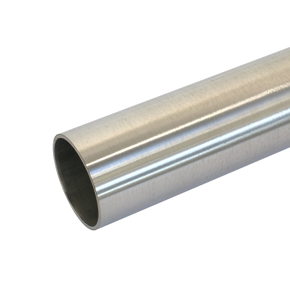 Drążek meblowy stalowy do szafy Prevent 1 metr srebrny stal nierdzewna śr. 42.4 mm Q42.5