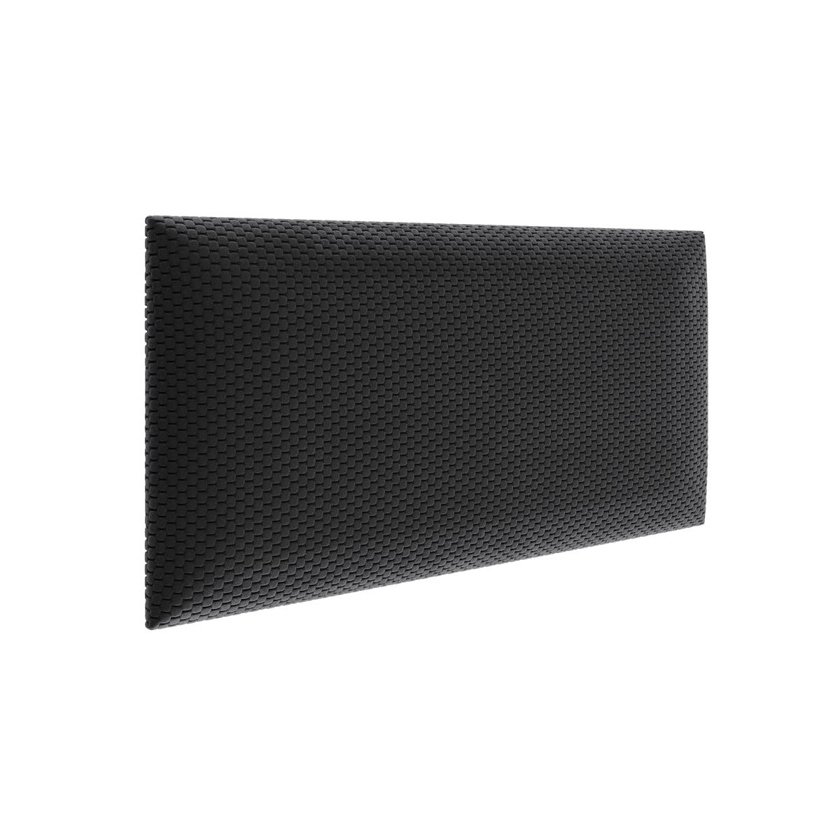 DECO ACADEMY Panel tapicerowany prostokątny 60x30 cm Frotti czarny