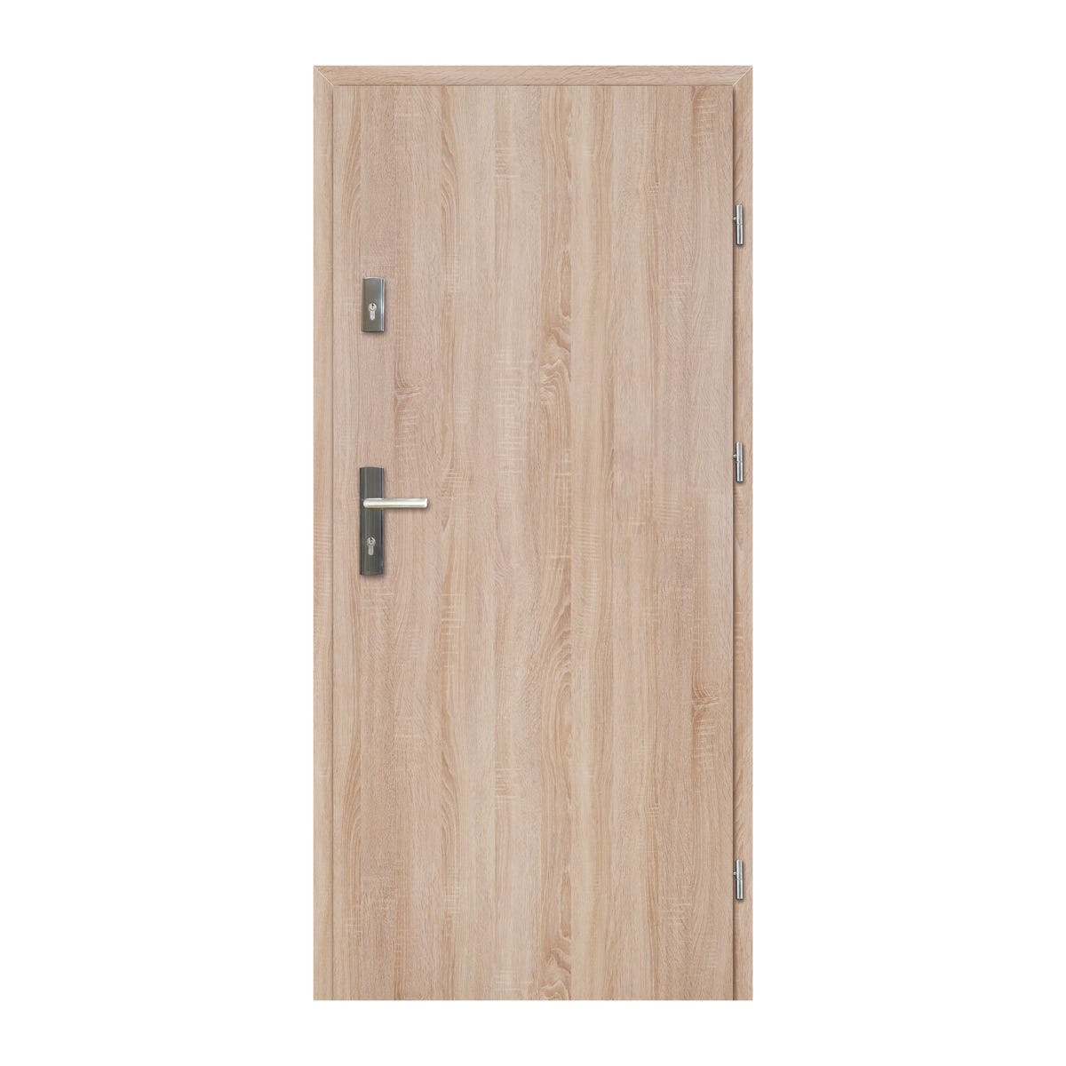 PERFECT DOOR Drzwi wewnętrzne wejściowe Basic Set Dąb Sonoma 80 prawe