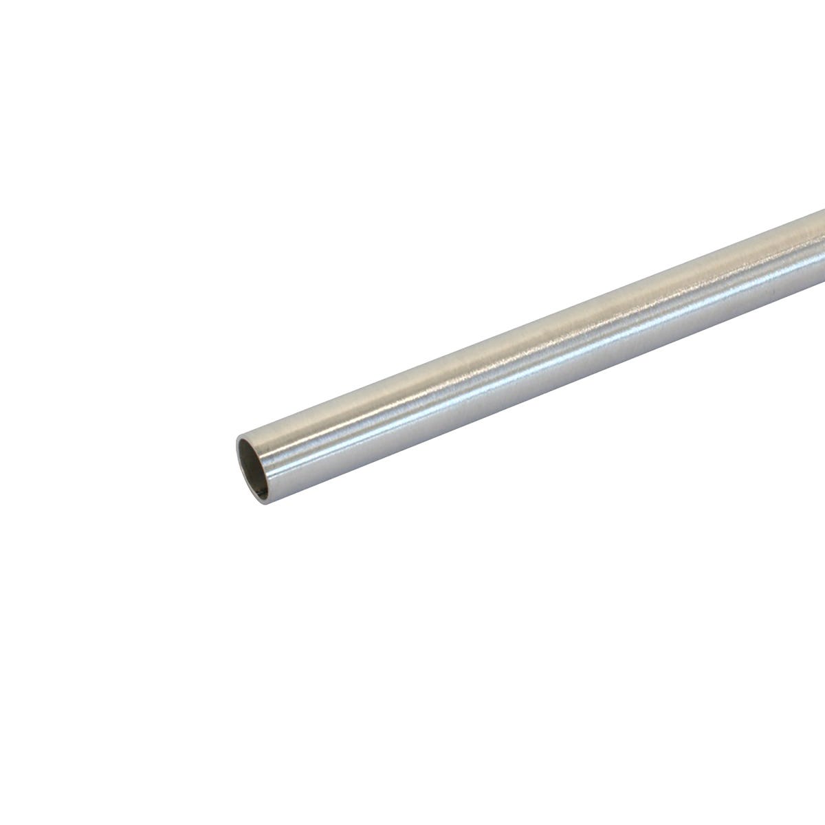 Drążek meblowy stalowy do szafy Prevent 1 metr srebrny stal nierdzewna śr. 12 mm Q12