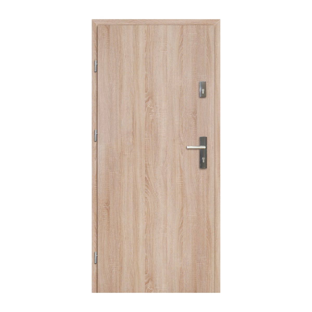 PERFECT DOOR Drzwi wewnętrzne wejściowe Basic Set Dąb Sonoma 80 lewe