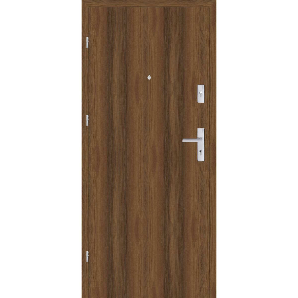 Nawadoor Drzwi wewnętrzne wejściowe Grafen Akustic Orzech Premium 80 lewe do wewnątrz