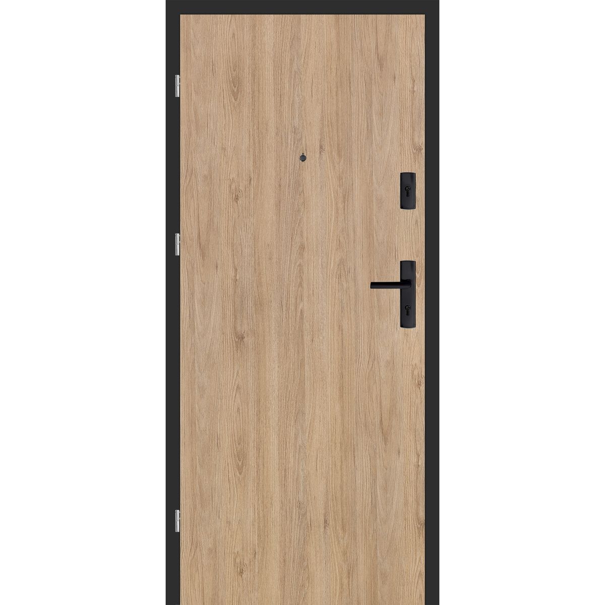 Nawadoor Drzwi wewnętrzne wejściowe Grafen Akustic Dąb Premium 90 lewe do wewnątrz