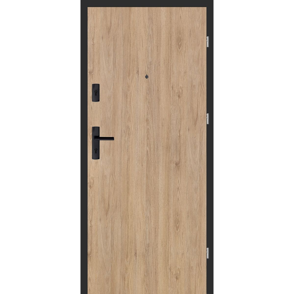 Nawadoor Drzwi wewnętrzne wejściowe Grafen Akustic Dąb Premium 90 prawe do wewnątrz