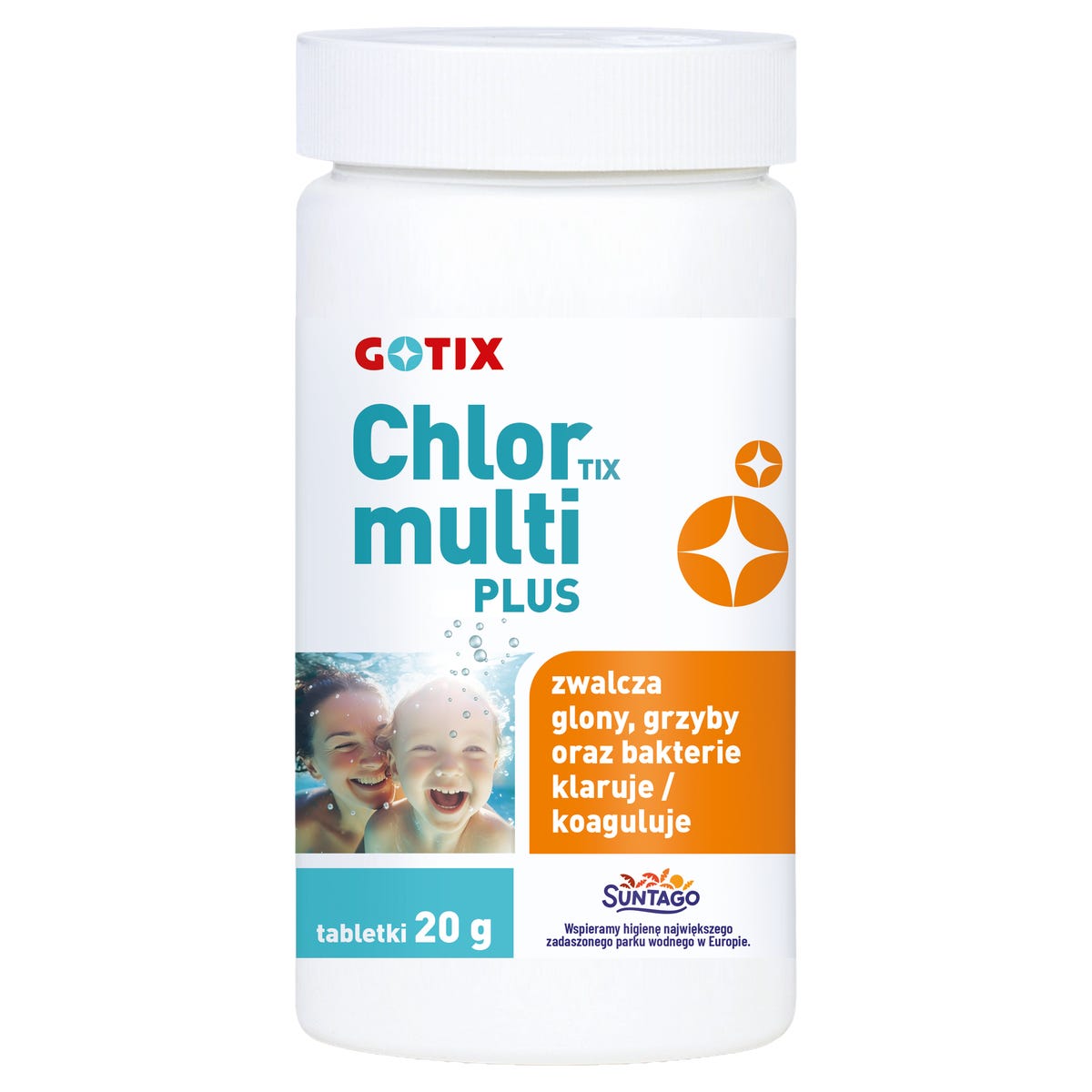 ChlorTix Tabletki multifunkcyjne do basenu 50 szt. 20g 1kg Multi Plus