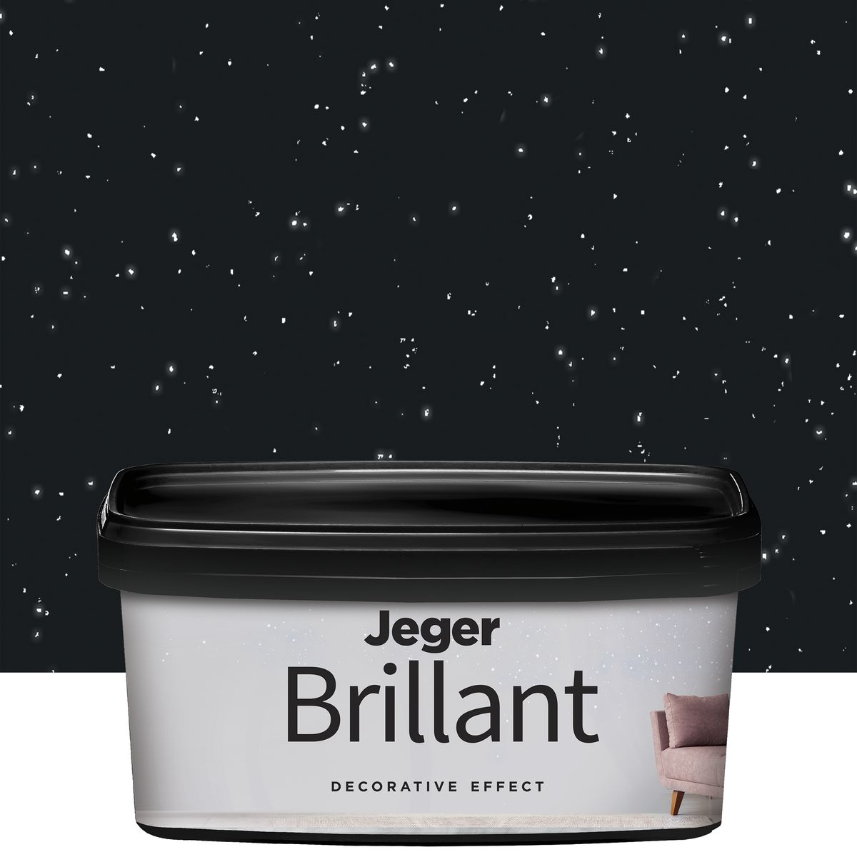 Efekt dekoracyjny Brillant Black 1 l Jeger