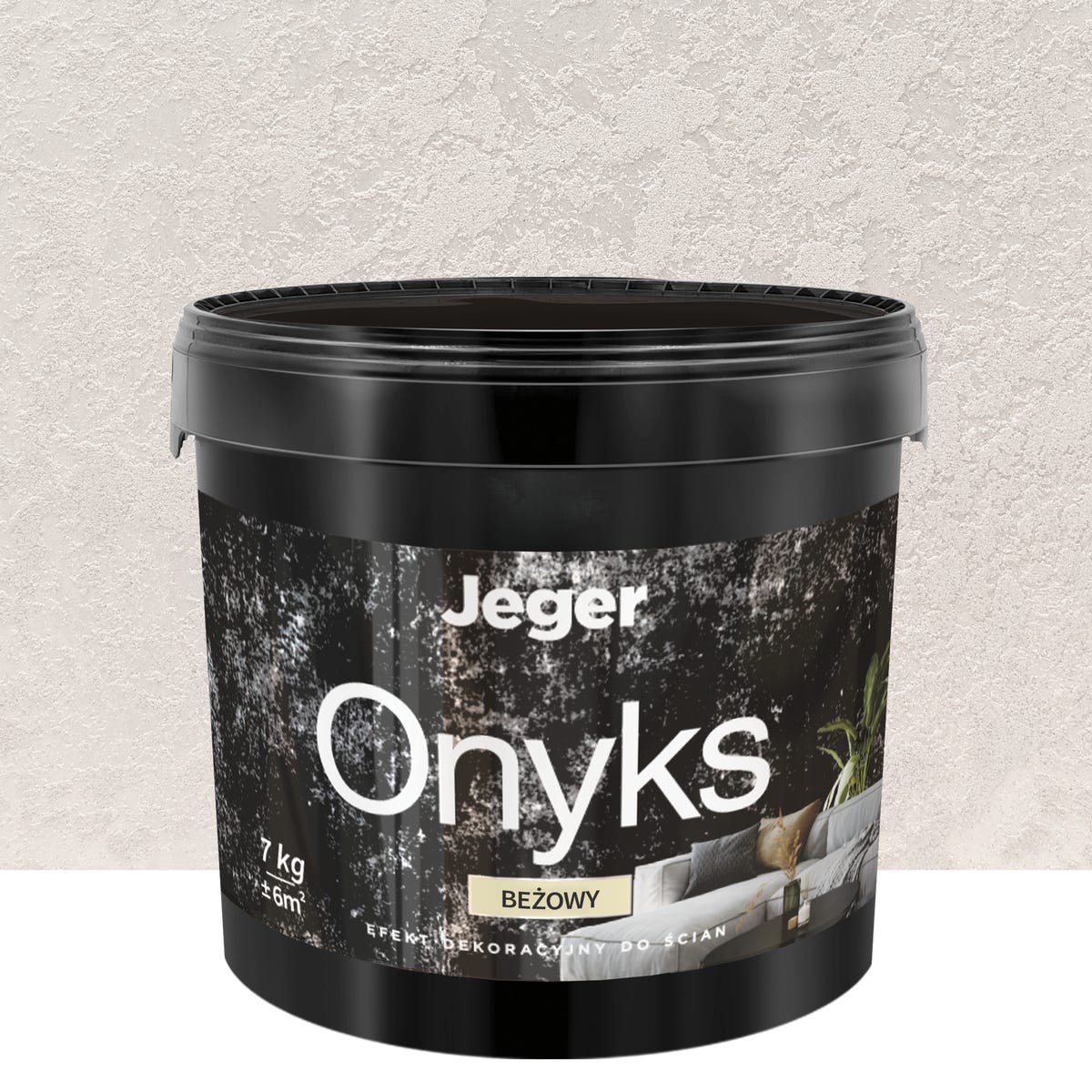 Efekt dekoracyjny Onyks beżowy 7 kg Jeger