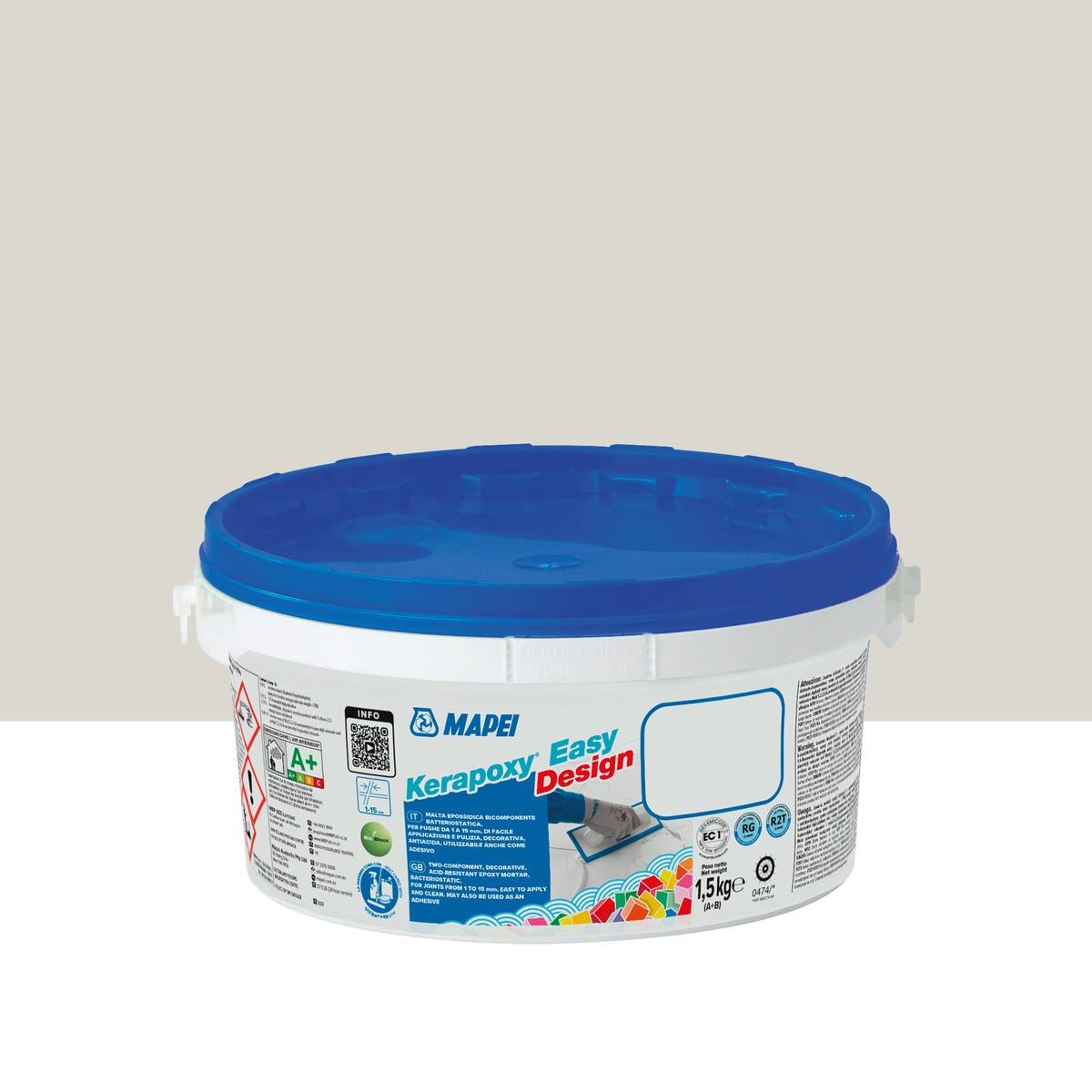 Fuga epoksydowa Kerapoxy Easy Design 103 księżycowy biały 1.5 kg Mapei