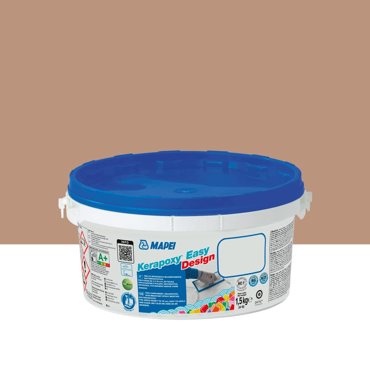 Fuga epoksydowa Kerapoxy Easy Design 141 karmel 1.5 kg Mapei
