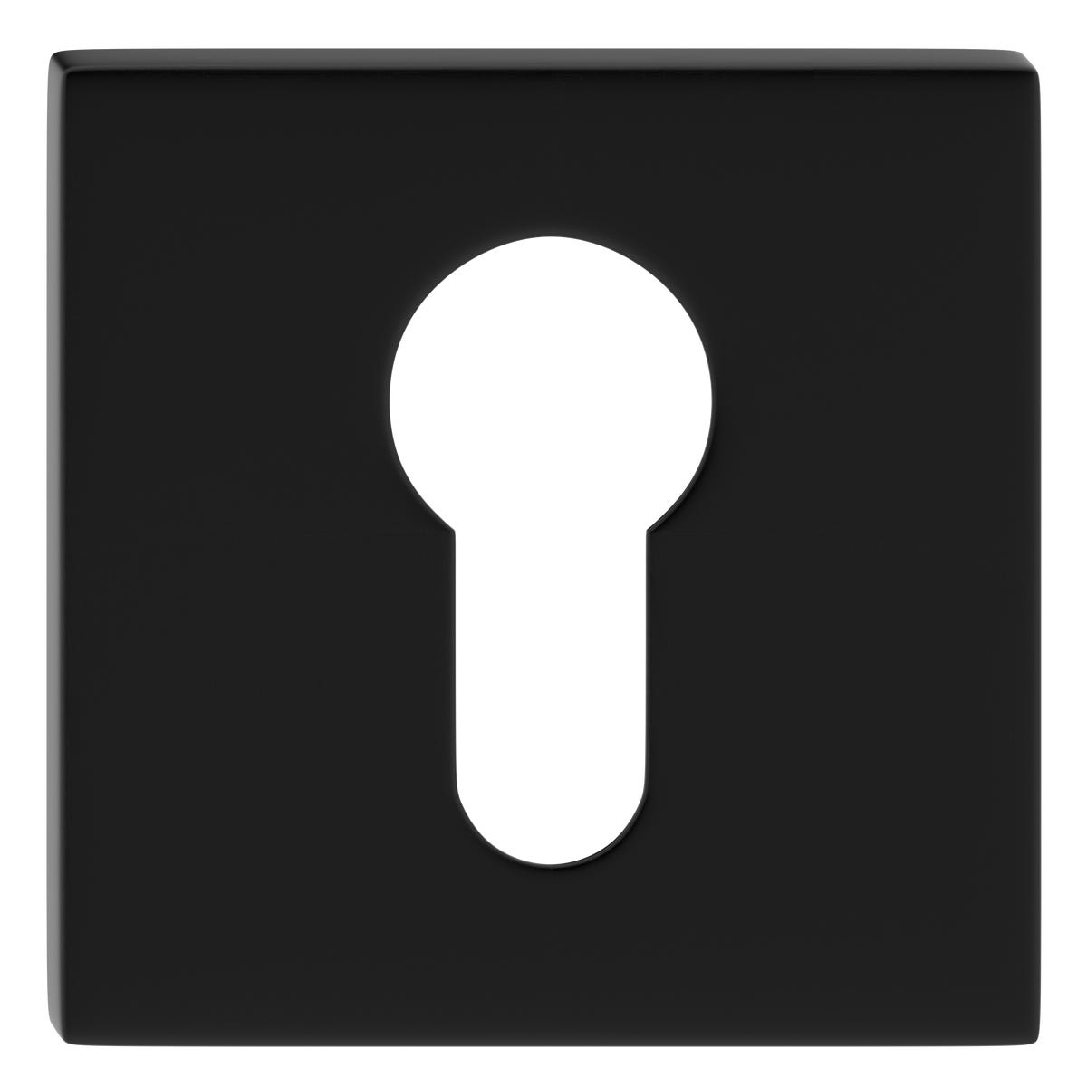 METALBUD Rozeta podklamkowa do wkładki Zumba czarna