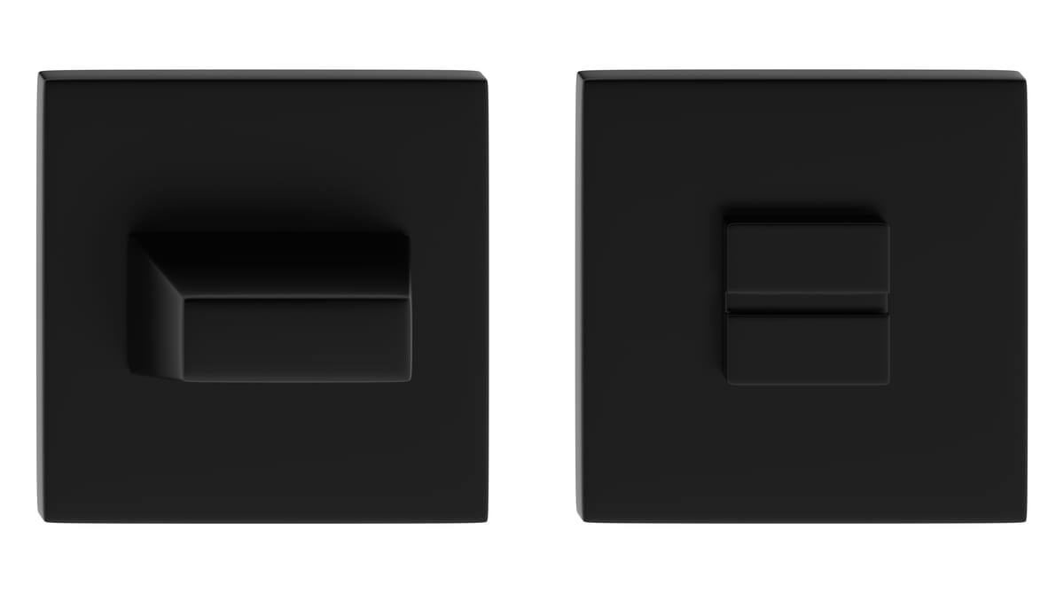 METALBUD Rozeta podklamkowa do wc Zumba czarna