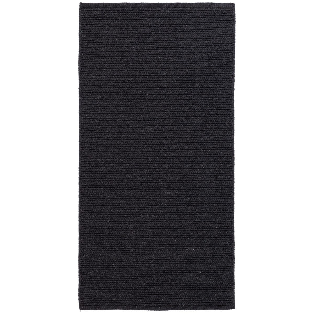 Dywan wełniany Fir Wool ciemnoszary 70 x 140 cm