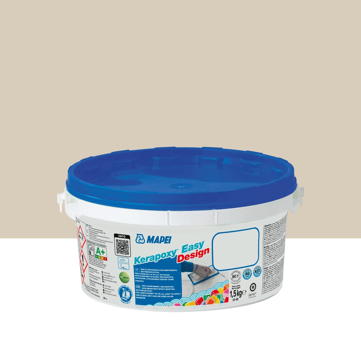 Fuga epoksydowa Kerapoxy Easy Design 137 karaibski 1.5 kg Mapei