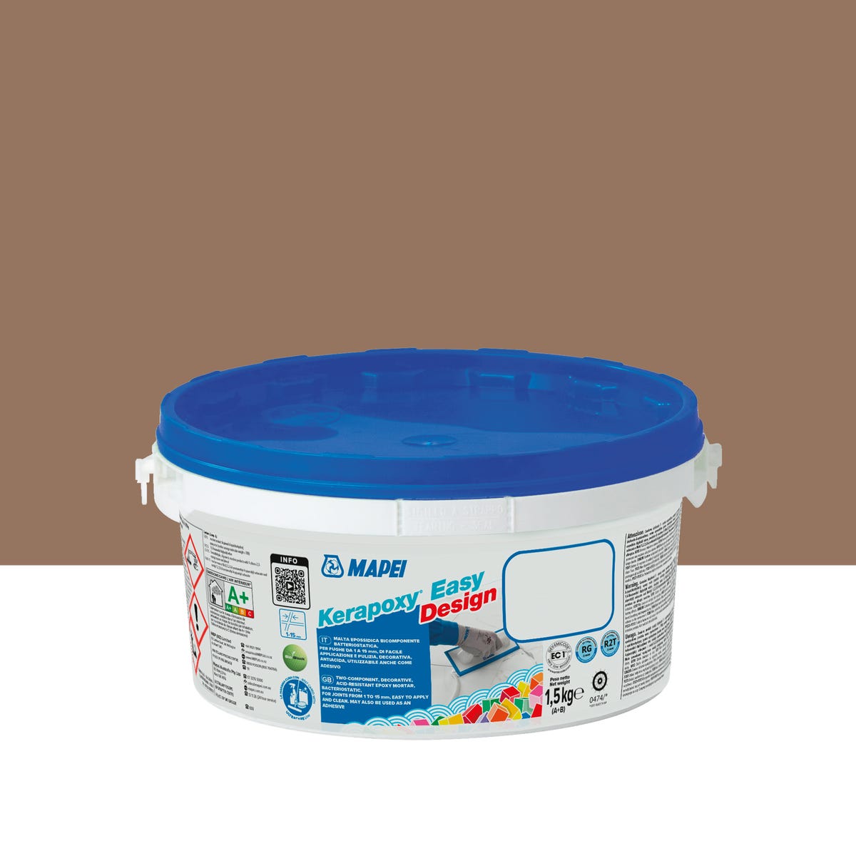 Fuga epoksydowa Kerapoxy Easy Design 152 lukrecja 1.5 kg Mapei