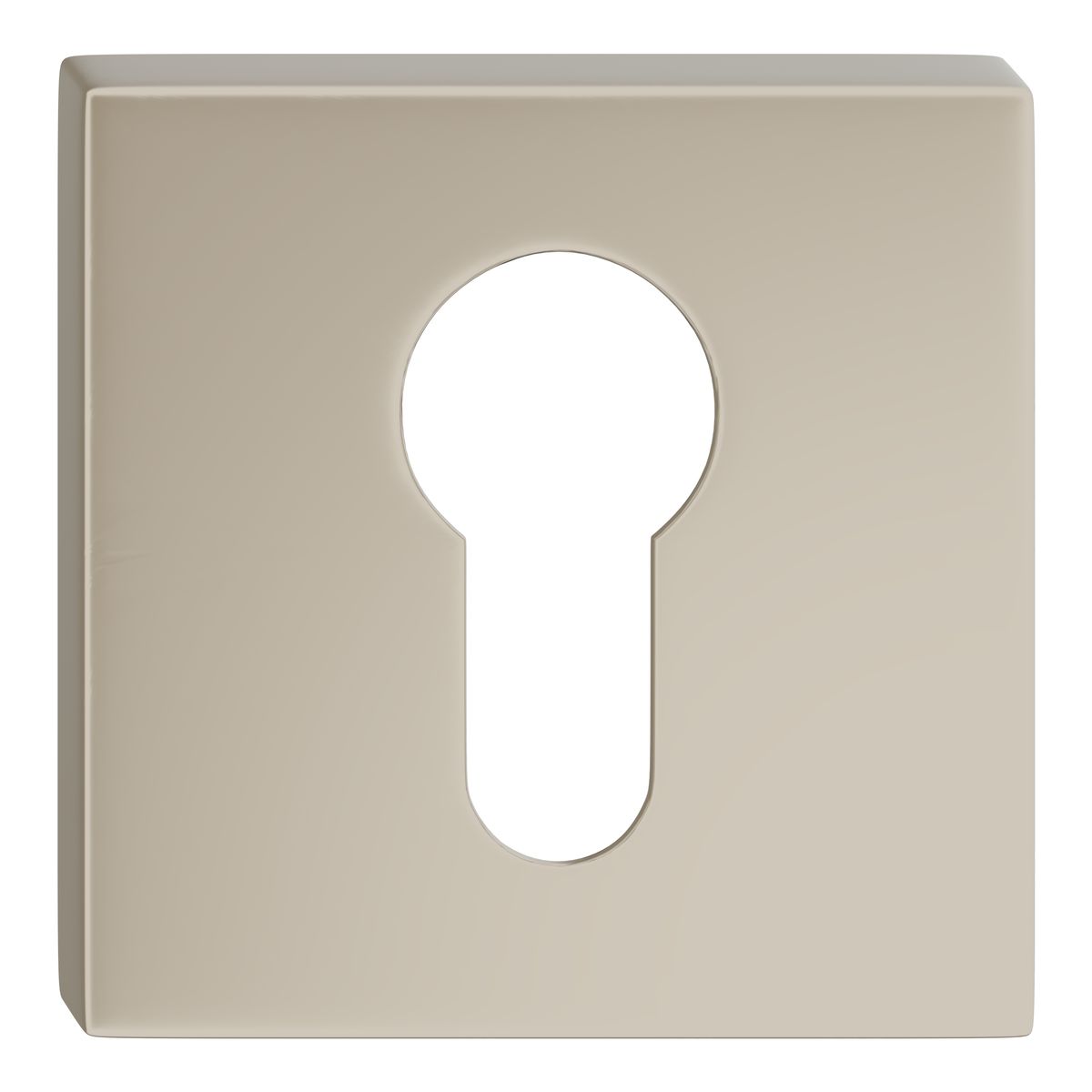 METALBUD Rozeta podklamkowa do wkładki Zumba nikiel satyna