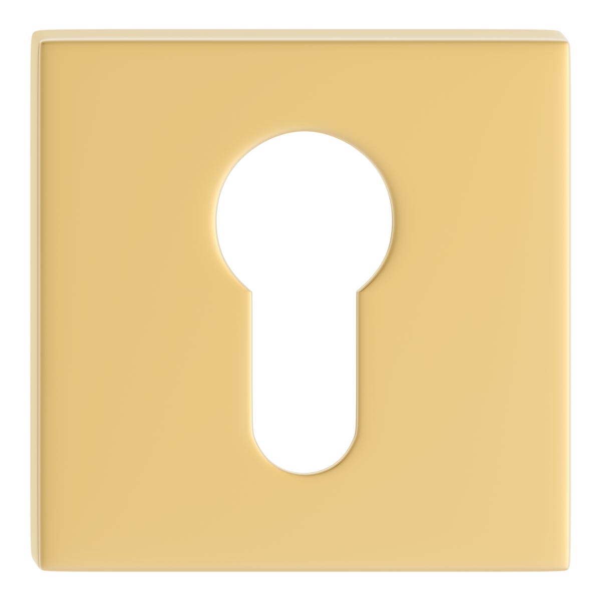 METALBUD Rozeta podklamkowa do wkładki Zumba złota mosiądz