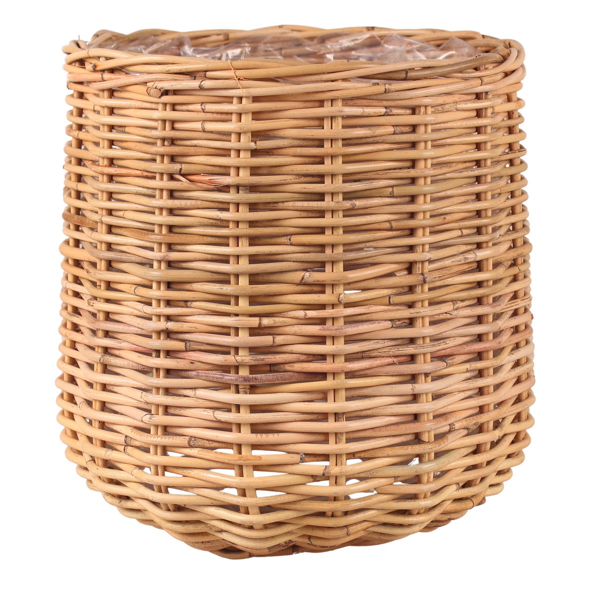 Cermax Osłonka doniczki rattan Vase 50 cm brązowa