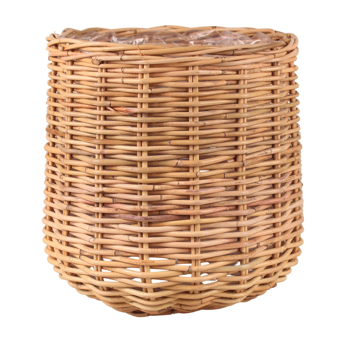 Cermax Osłonka doniczki rattan Vase 40 cm brązowa