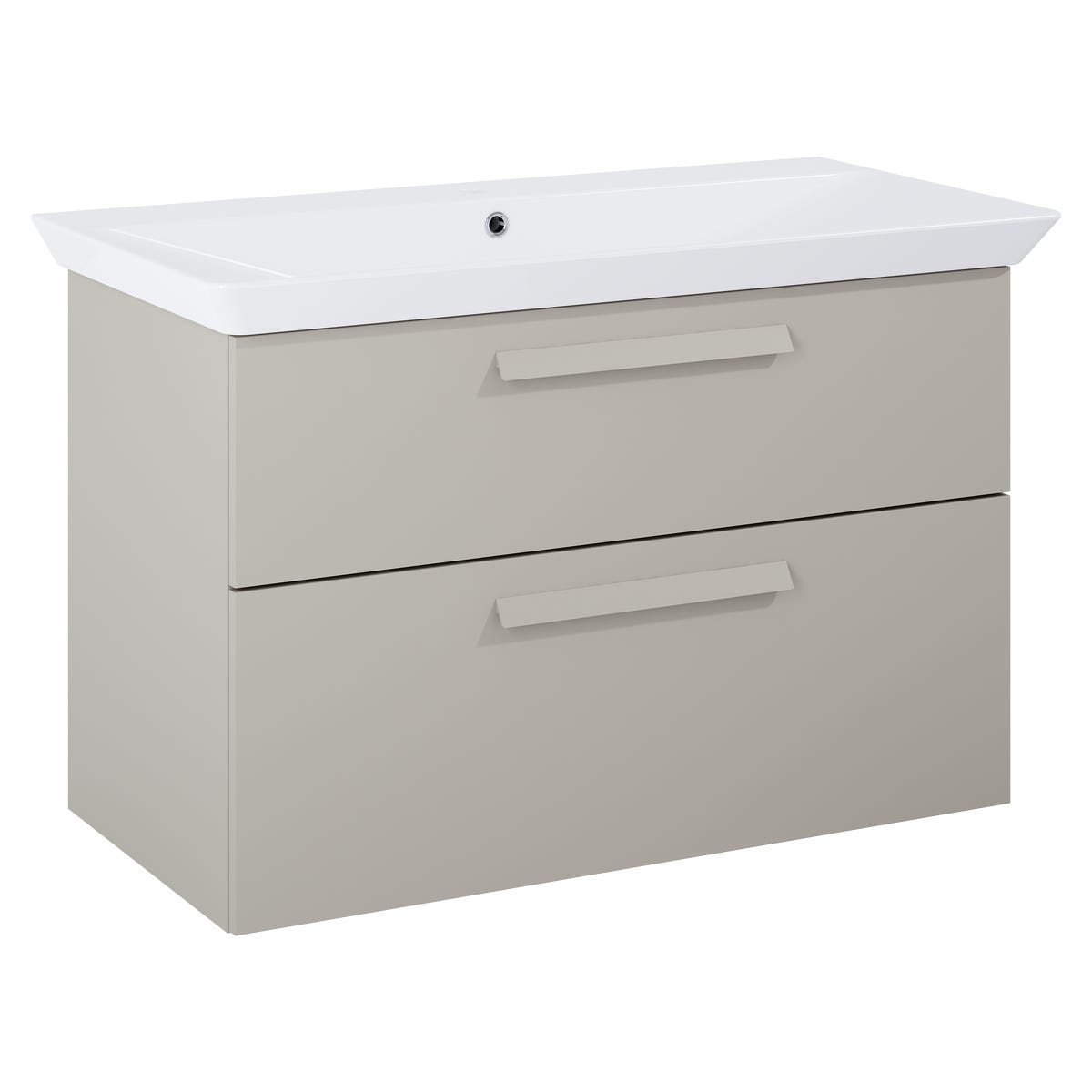Szafka pod umywalkę wisząca Ness 91.6x46x59 cm beżowa Sensea