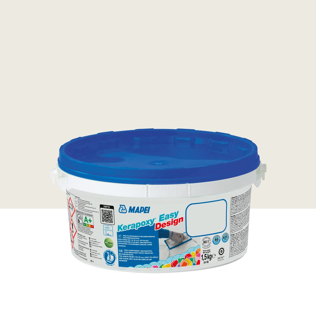 Fuga epoksydowa Kerapoxy Easy Design 100 biały 1.5 kg Mapei