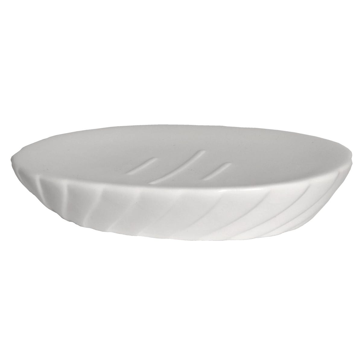 Mydelniczka ceramiczna Wave 14.5x9.8 cm biała BA-DE