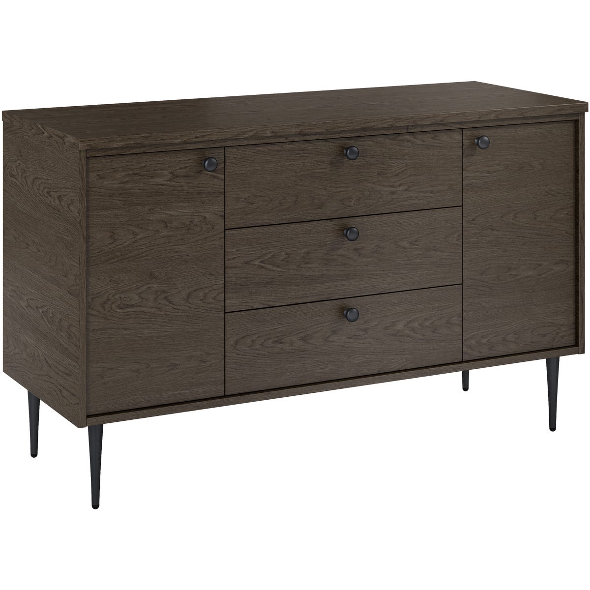 Szafka łazienkowa stojąca Leo 120x45.6x71.9 cm brązowa orzech Hudson Roca