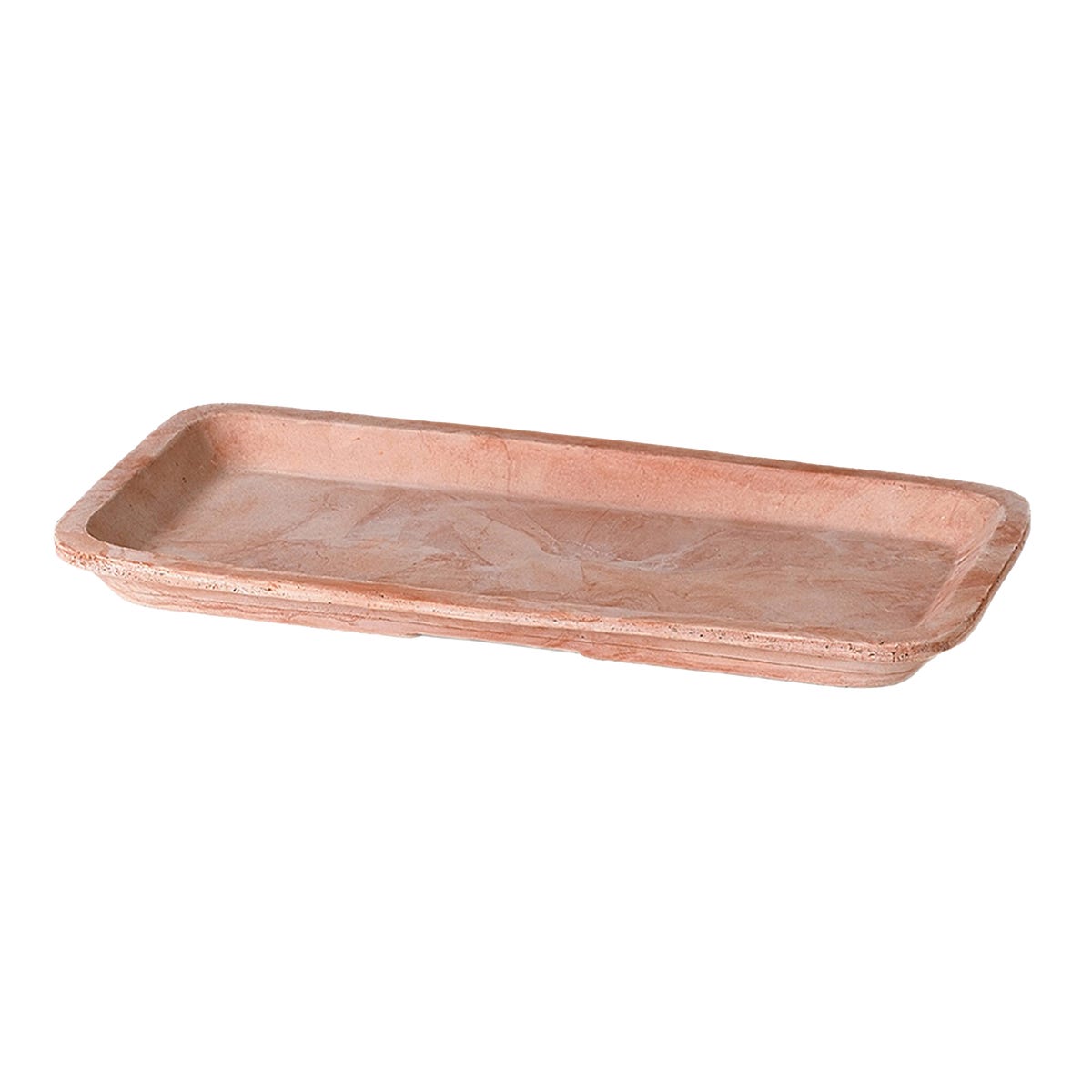 Podstawka gliniana 40x20 cm biała Deroma