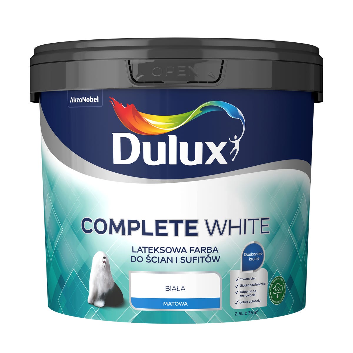 Dulux Farba Complete White 2.5 l