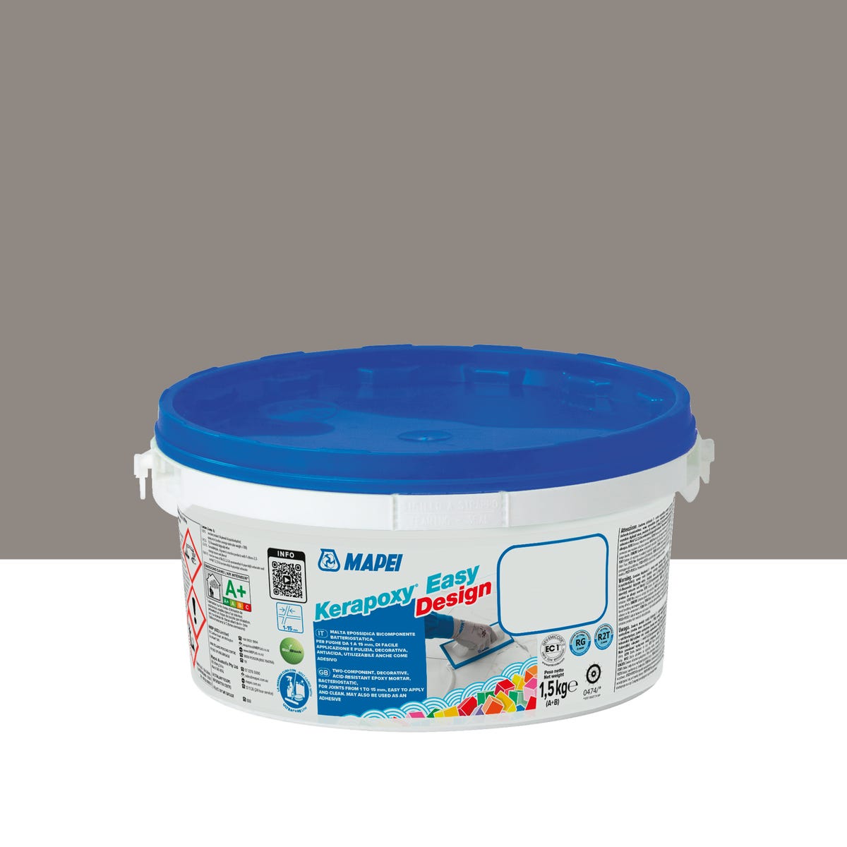 Fuga epoksydowa Kerapoxy Easy Design 113 szary 1.5 kg Mapei