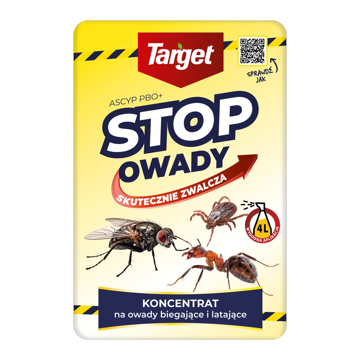 Target Środek w płynie na muchy mole meszki 40 ml Ascyp PBO+