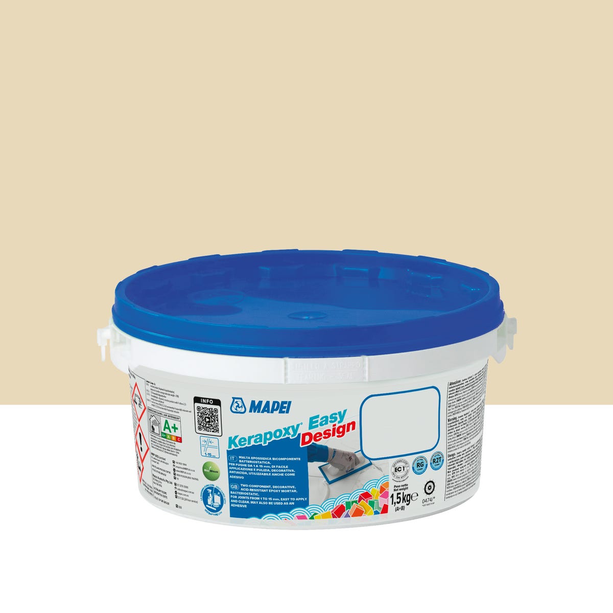 Fuga epoksydowa Kerapoxy Easy Design 131 wanilia 1.5 kg Mapei