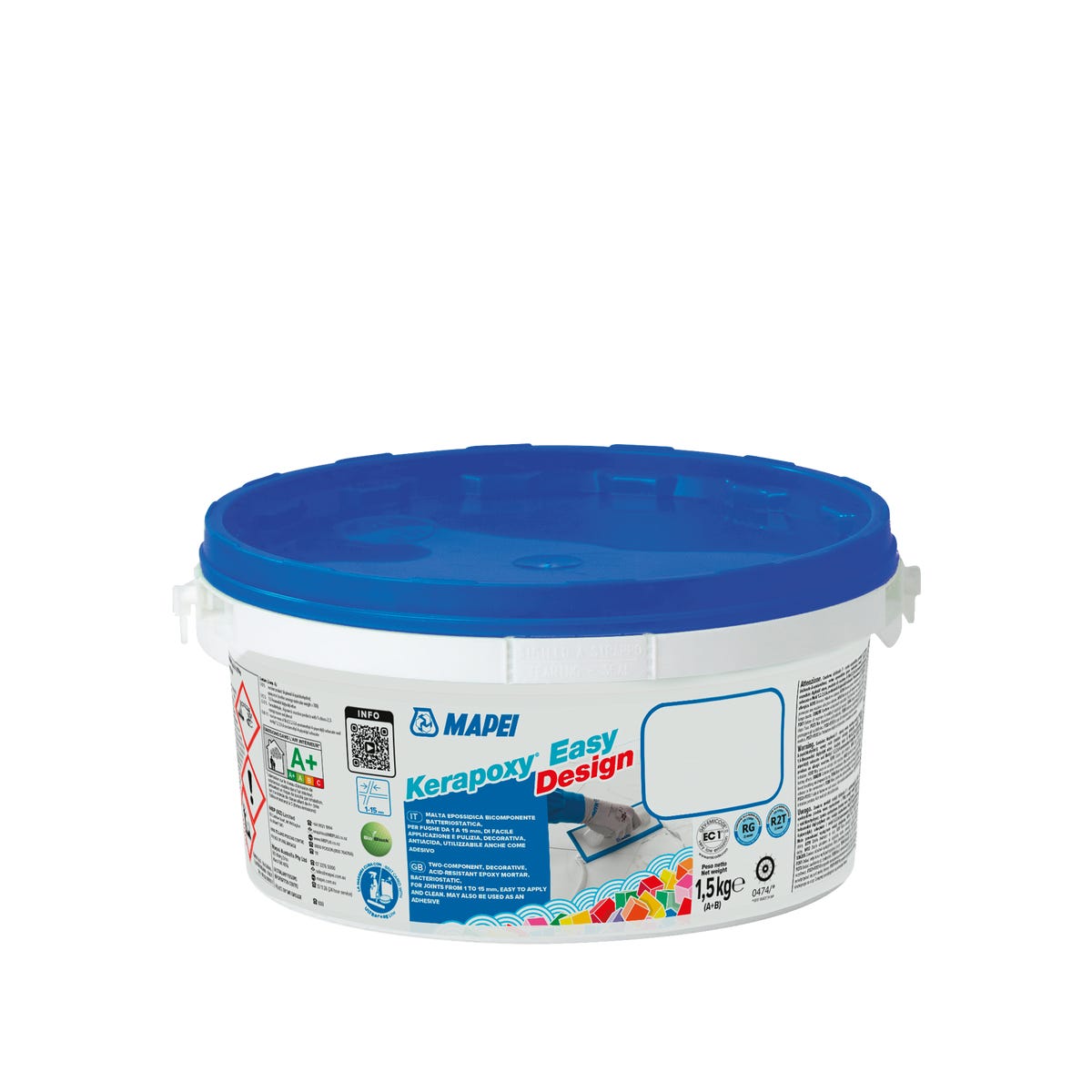 Fuga epoksydowa Kerapoxy Easy Design 700 transparentny 1.5 kg Mapei