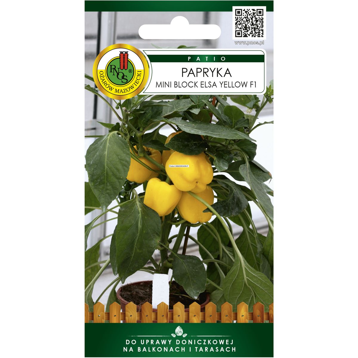 Papryka Mini Block Elsa Orange nasiona 15szt. Pnos