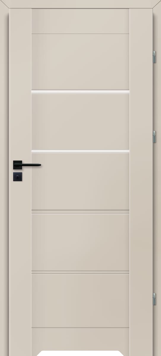 Drzwi wewnętrzne łazienkowe Vinci Cashmere 60 prawe z podcięciem wentylacyjnym Voster