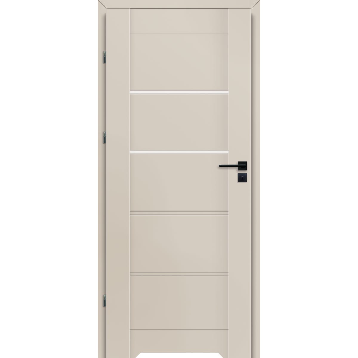 Drzwi wewnętrzne łazienkowe Vinci Cashmere 70 lewe z podcięciem wentylacyjnym Voster