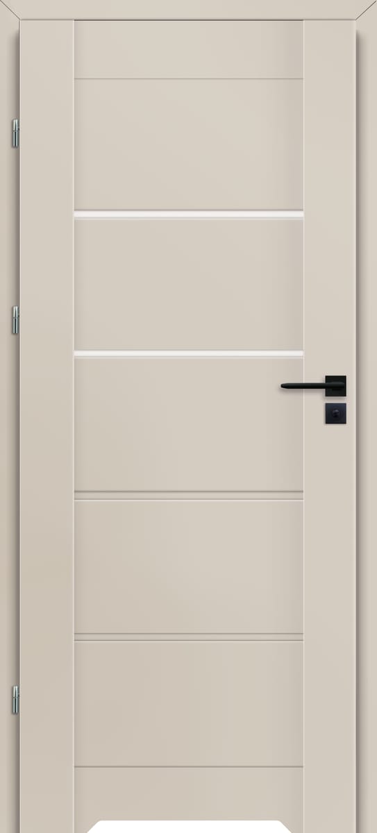 Drzwi wewnętrzne łazienkowe Vinci Cashmere 80 lewe z podcięciem wentylacyjnym Voster