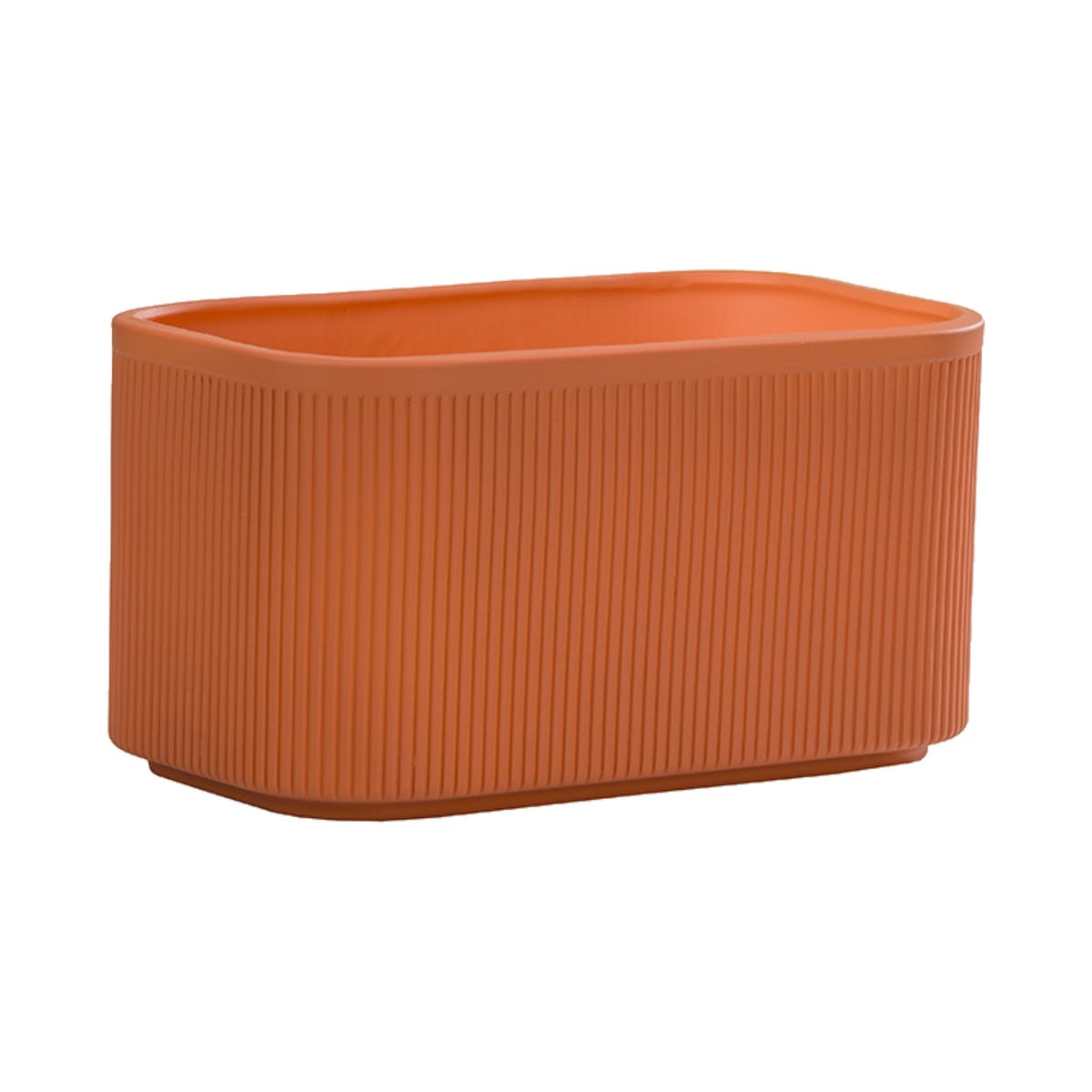 Ceramik Osłonka doniczki ceramiczna Ronda 25.5x13.5 cm terakota mat Eko-Ceramika