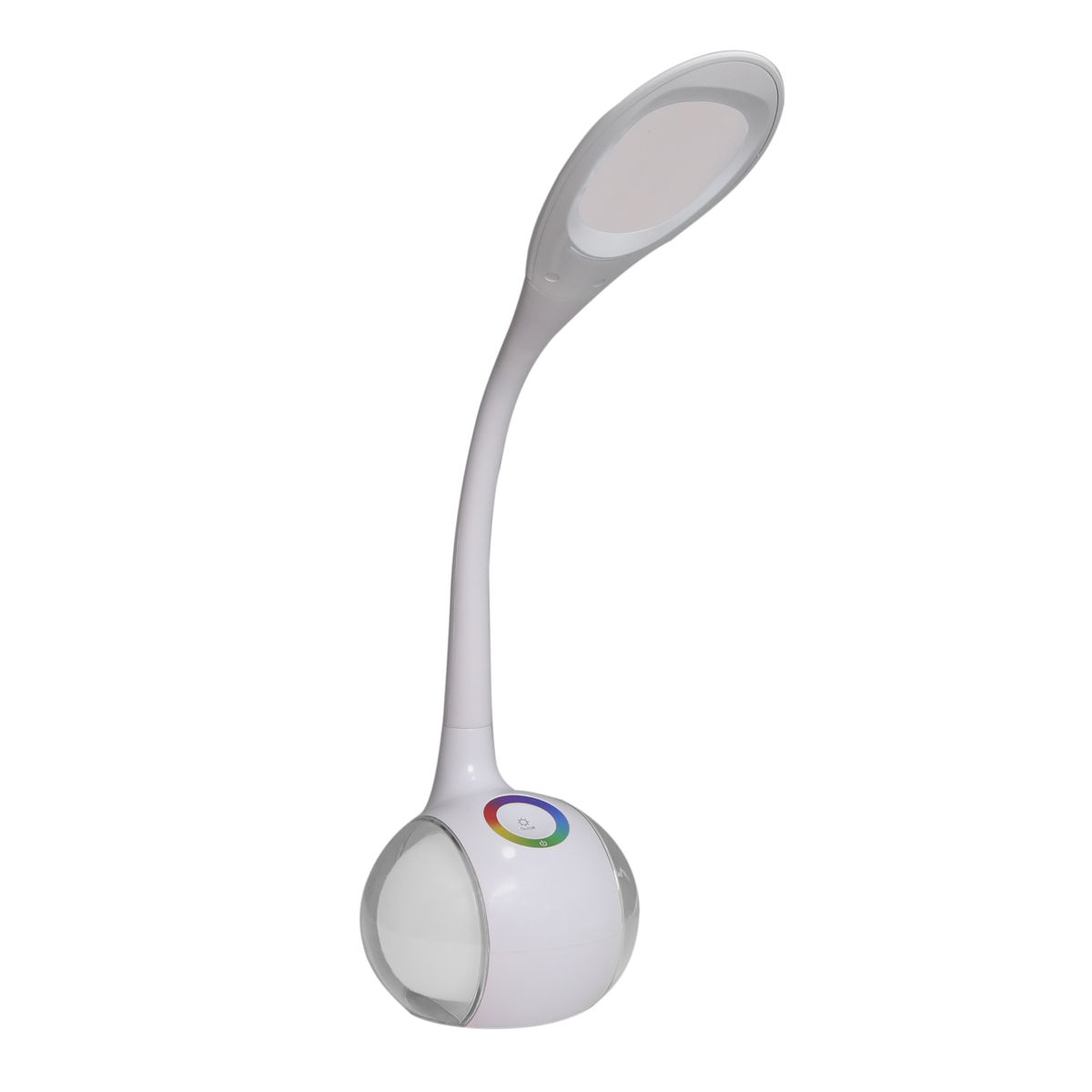 Lampka biurkowa Cosmo biała RGB LED Goldlux