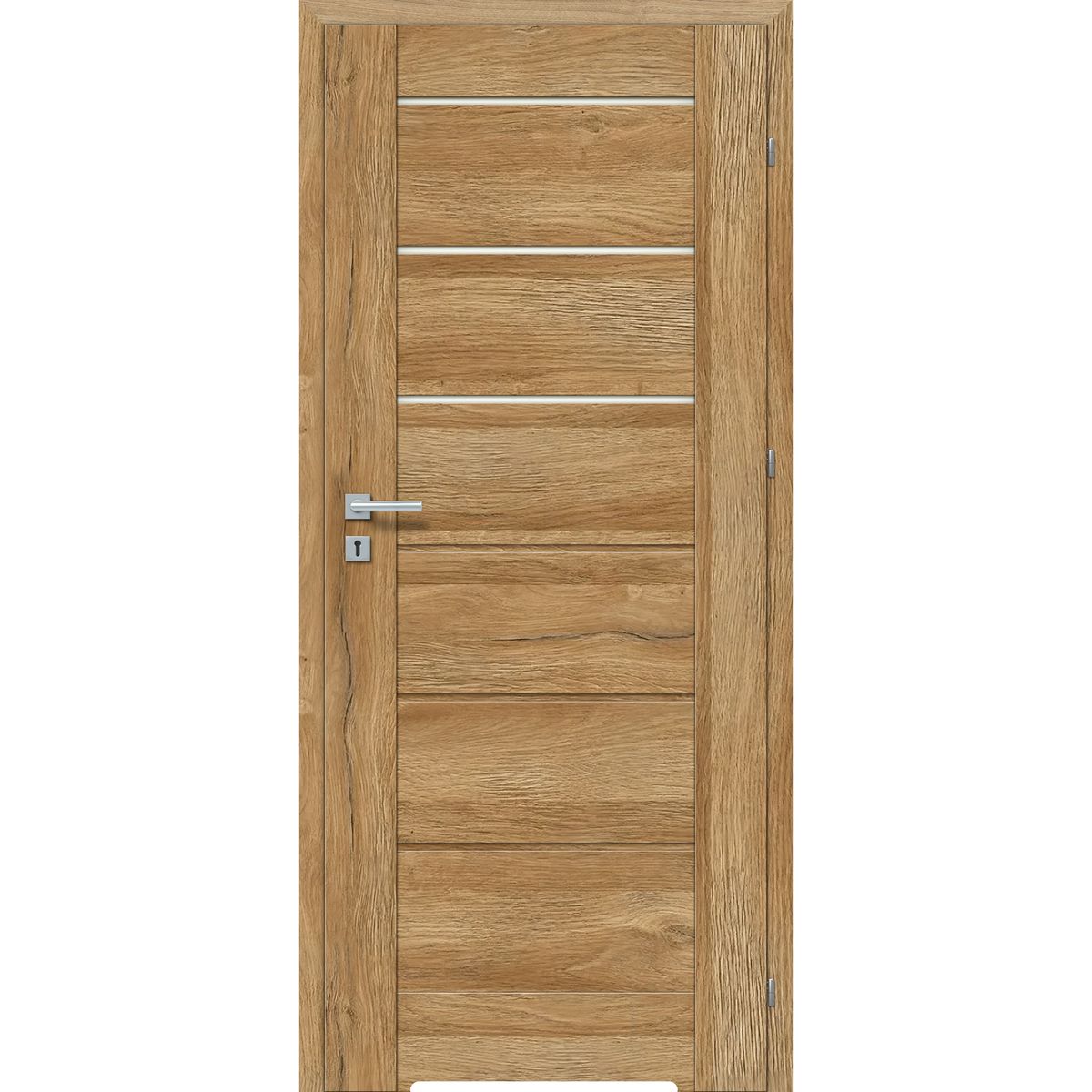 Drzwi wewnętrzne łazienkowe Tabas Dąb Grenada 70 prawe