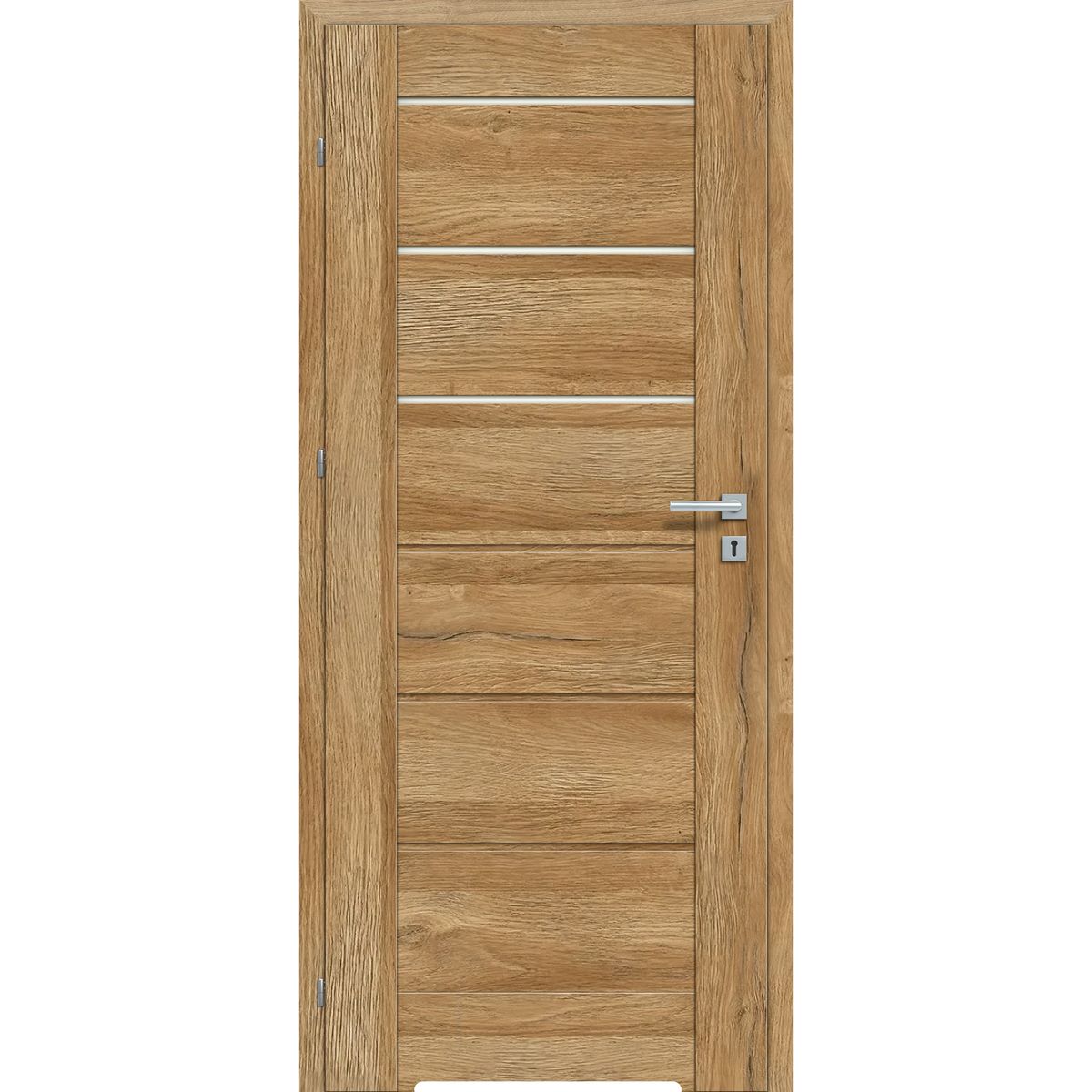 Drzwi wewnętrzne łazienkowe Tabas Dąb Grenada 80 lewe