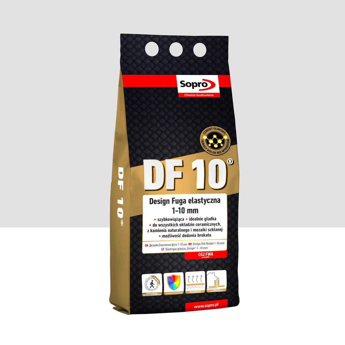 Fuga elastyczna DF10 Beż 27 2 kg Sopro