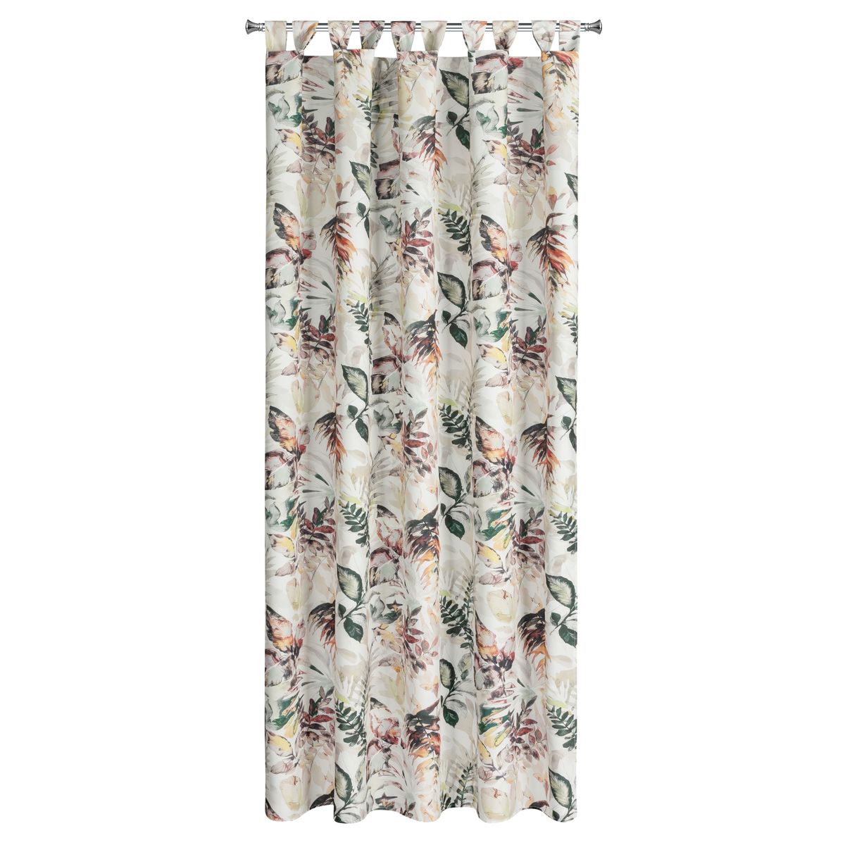 Zasłona ogrodowa Gardenia Liście 155 x 240 cm na szelkach