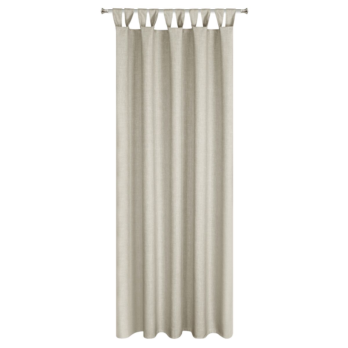 Zasłona ogrodowa Gardenia beżowa 155 x 240 cm na szelkach