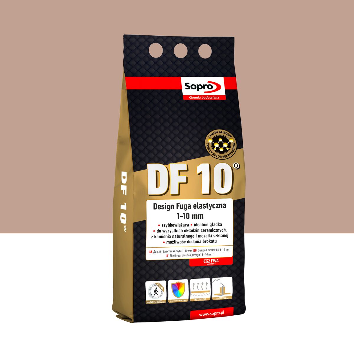 Fuga elastyczna DF10 Karmel 38 2 kg Sopro