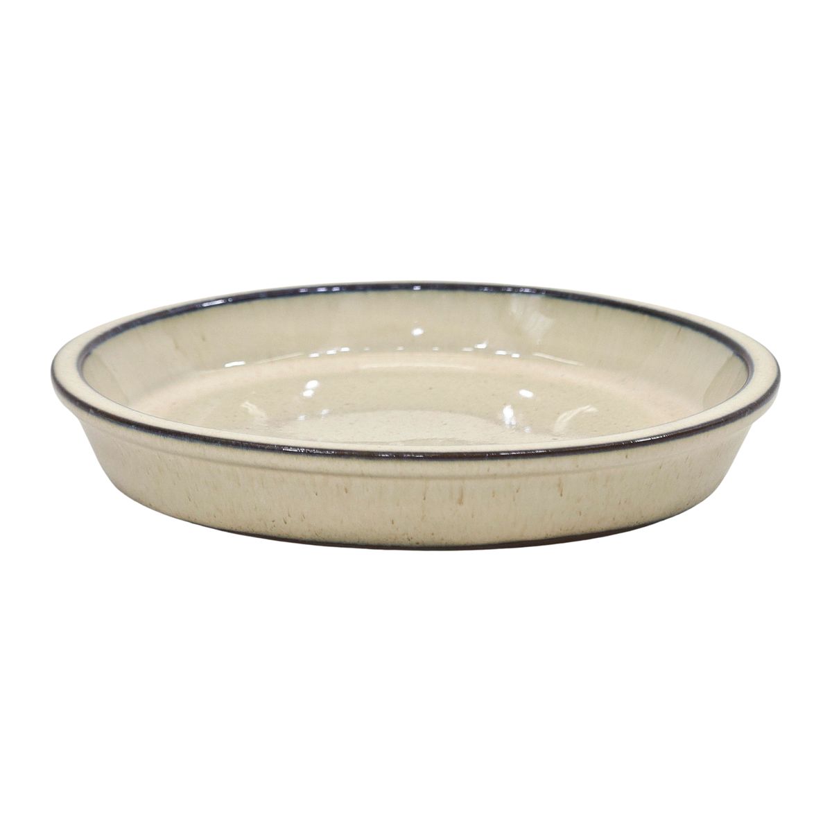 Cermax Podstawka  pod doniczkę ceramiczna śr. 28 cm beżowa