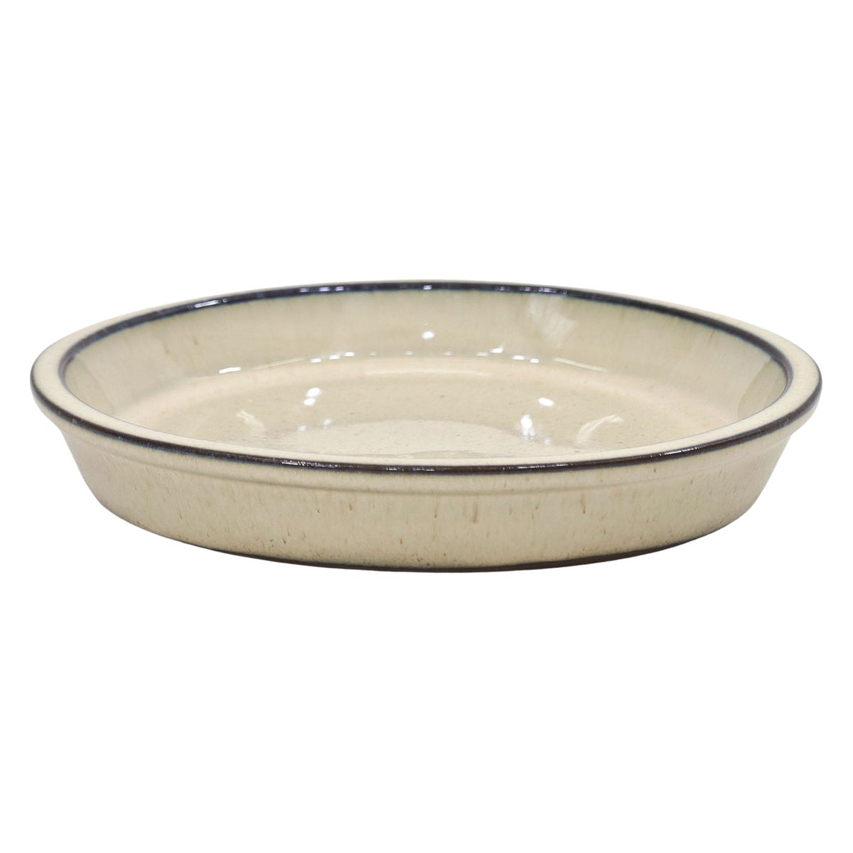 Cermax Podstawka  pod doniczkę ceramiczna śr. 32 cm beżowa