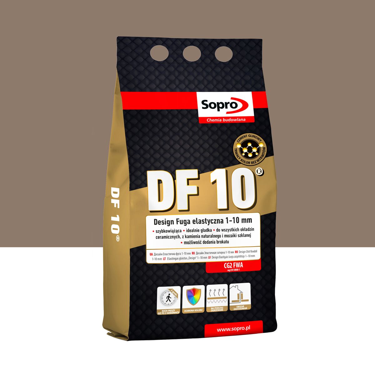 Fuga elastyczna DF10 Beż 40 4 kg Sopro