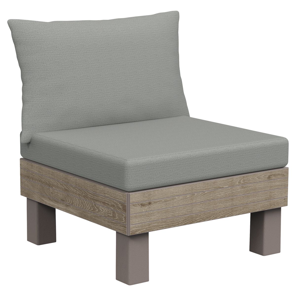 Sofa ogrodowa modułowa Ashwood szara Keter