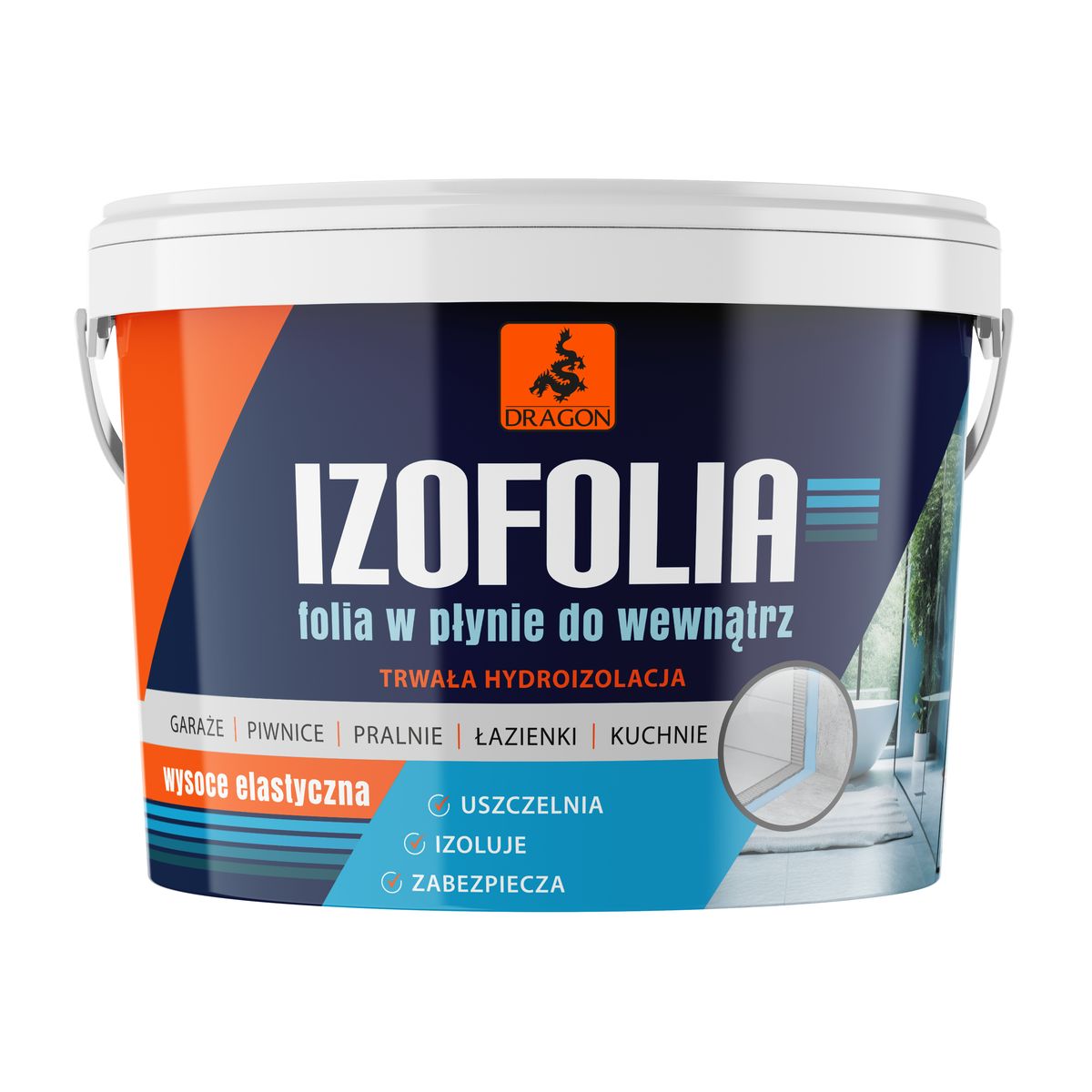 Folia uszczelniająca w płynie Izofolia wewnętrzna Dragon 15 kg
