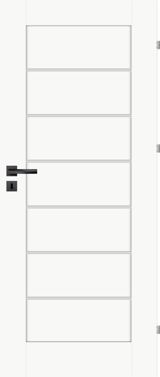 NAWADOOR Drzwiwewnętrzne pokojowe Syrion 80 prawe białe